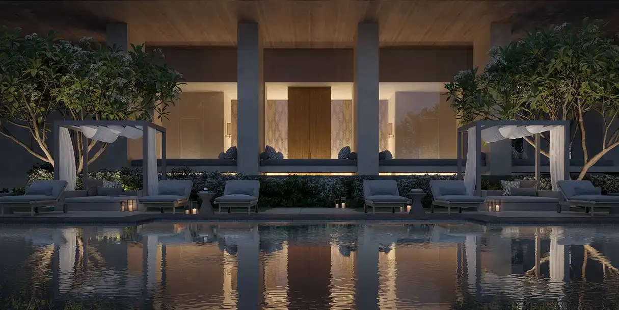 Man signing a contract for a new house.